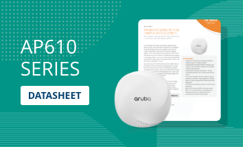 ARUBA 610 SERIES WI-FI 6E CAMPUS ACCESS POINTS Datasheet