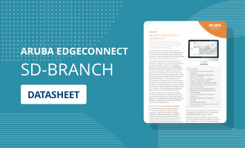 ARUBA EDGECONNECT SD-BRANCH Datasheet