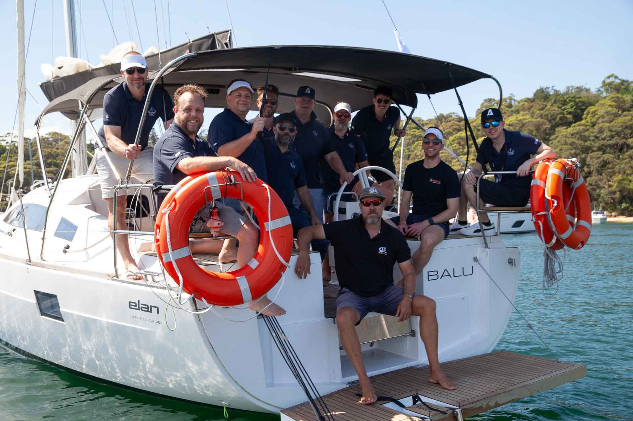 Cisco Team on Boat