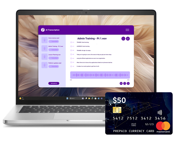 Dell Pro Laptop with $50 Mastercard