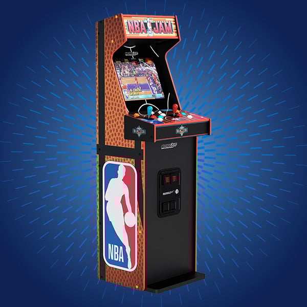 NBA Jam arcade basketball machine cabinet.