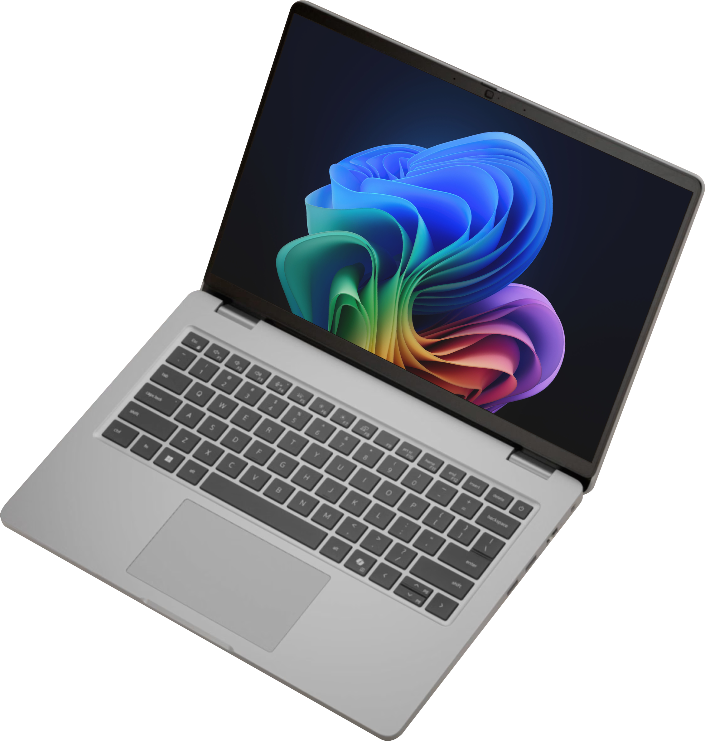 Dell Pro16 laptop on a transparent background