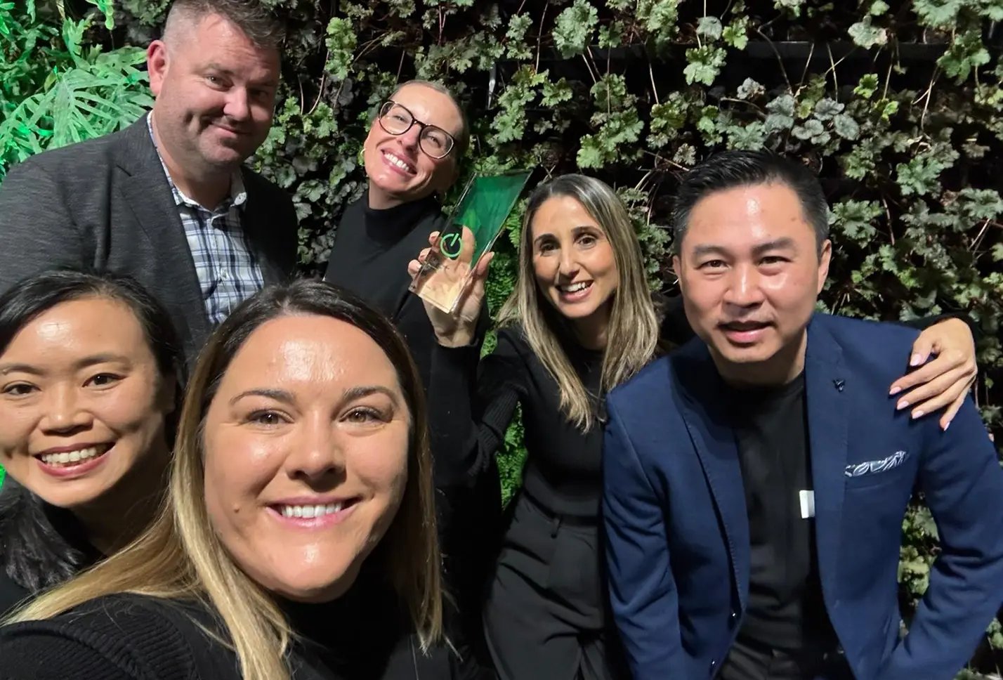 Our Dicker Data Hardware Team posing for a photo in our office