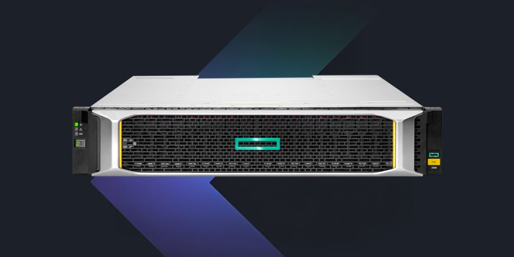 Front view of a rack‑mounted server with a central grille and status lights.