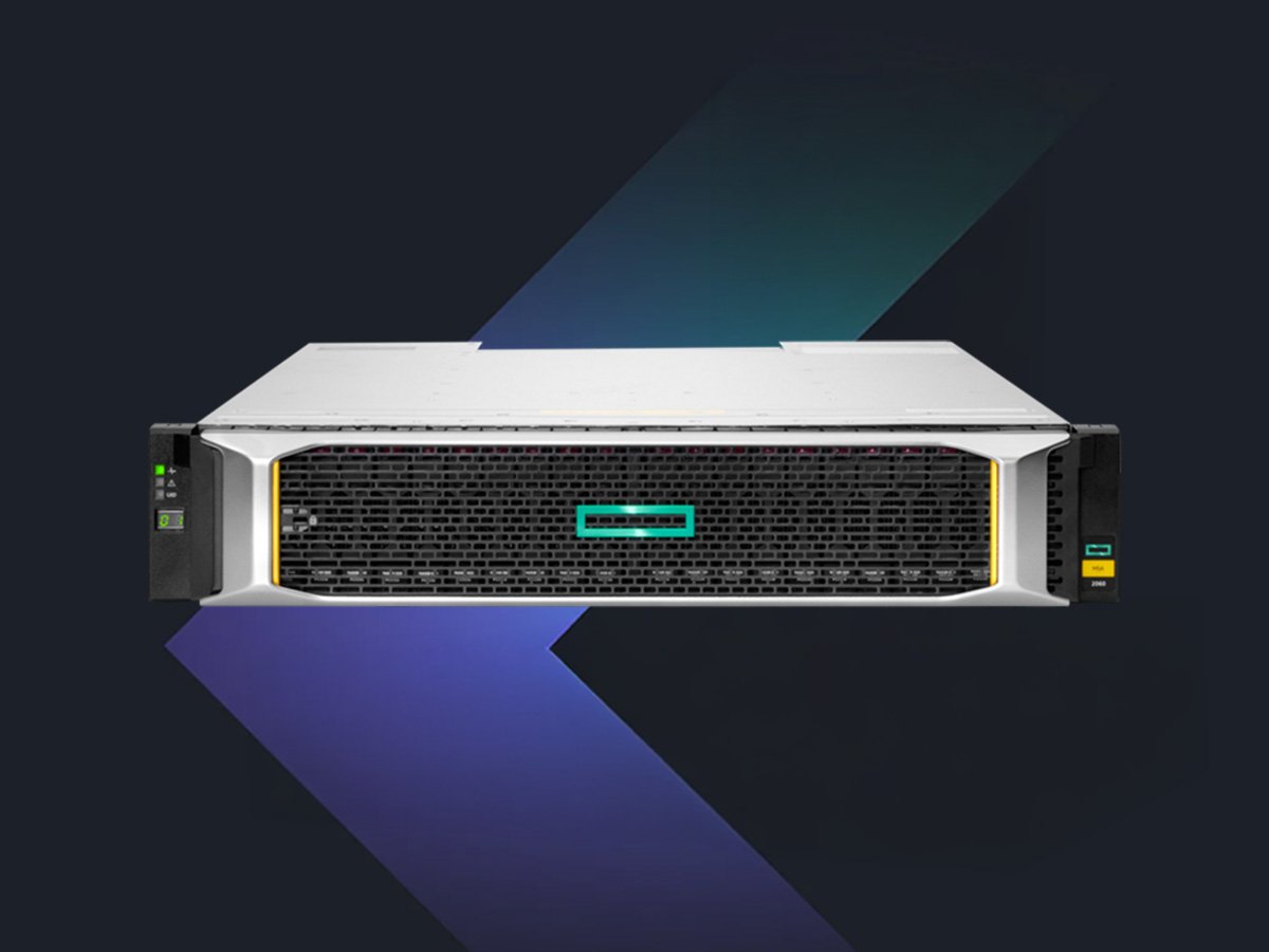 Front view of a rack‑mounted server with a central grille and status lights.