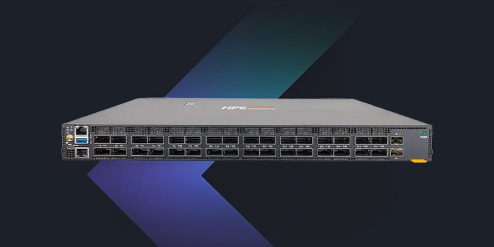 Front view of a rack‑mounted server with multiple drive bays and ports.