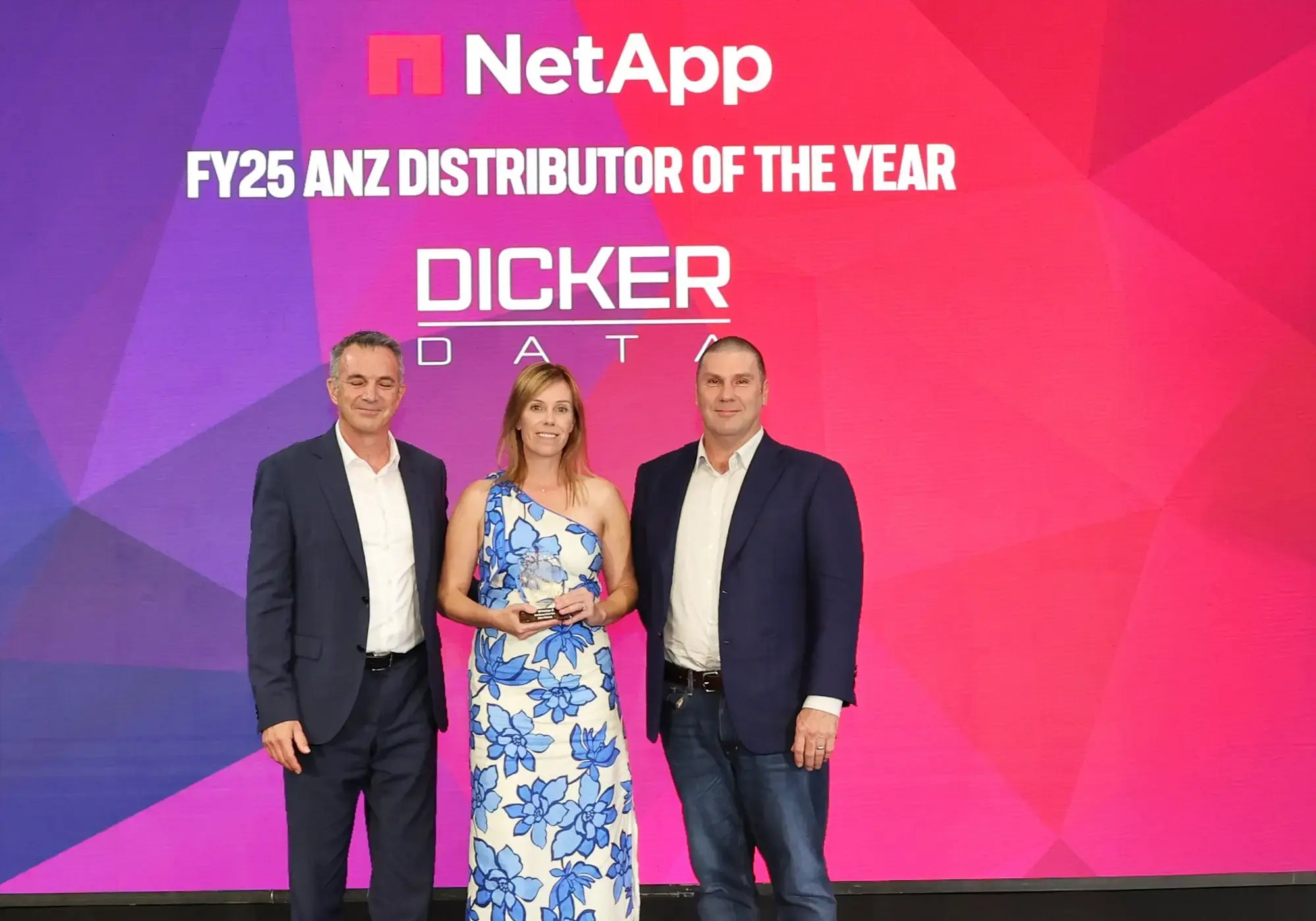 NetApp and Dicker Data Team awarded with FY25 ANZ Distributor of the Year