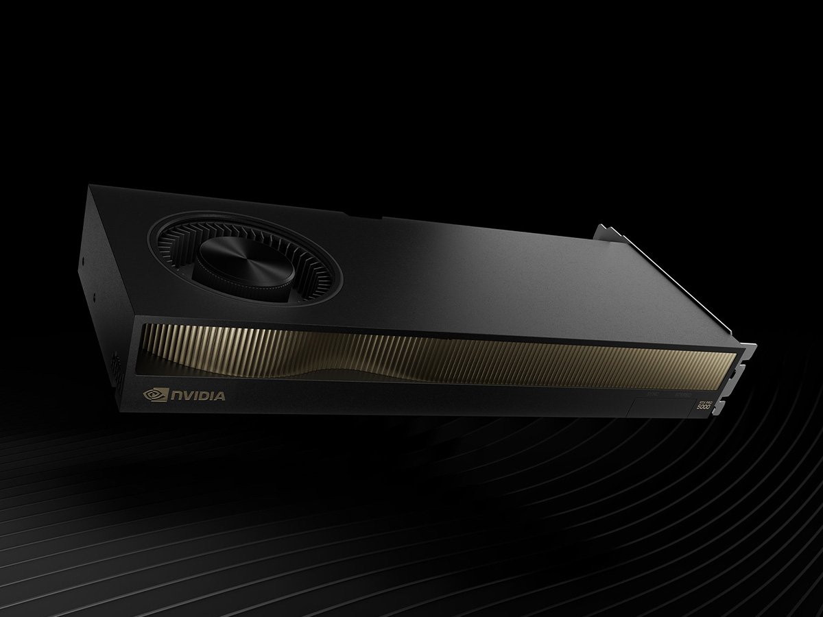 NVIDIA graphics card shown against a dark background.