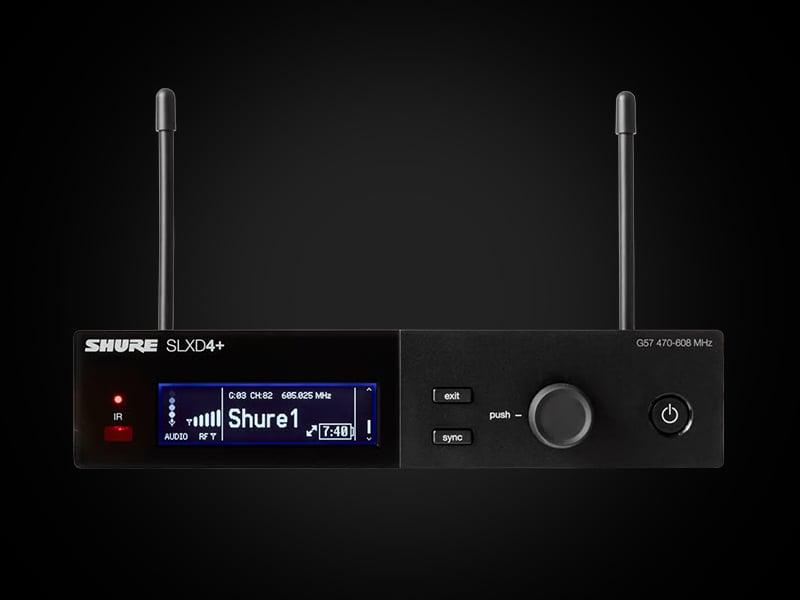 SHURE-(SLXD4+)-DIGITAL-WIRELESS-RX