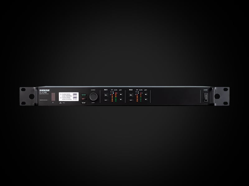 SHURE-(ULXD4DA)-DIGITAL-WIRELESS-DUAL-CHANNEL-RECEIVER