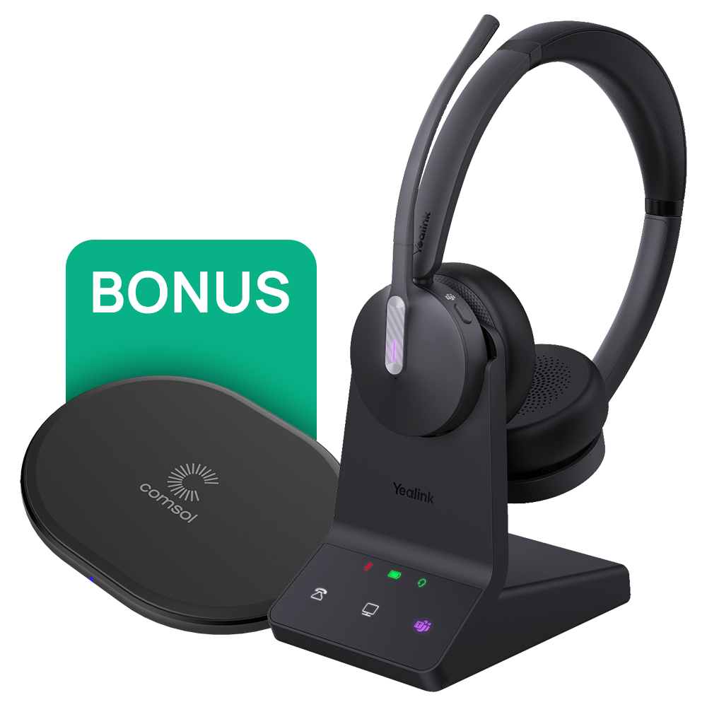 Yealink headset with a bonus Comsol Charger