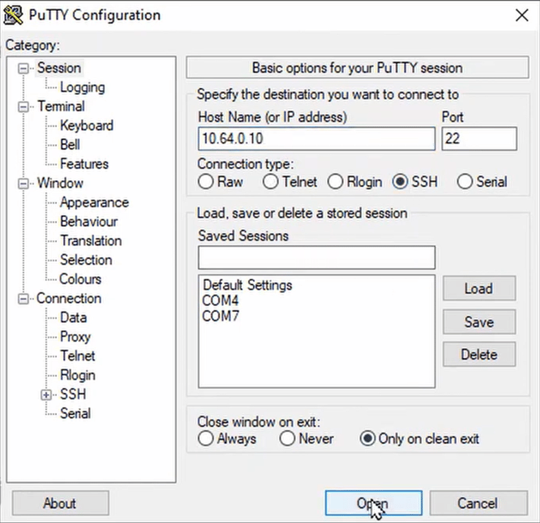 aruba cx ip ssh file transfer