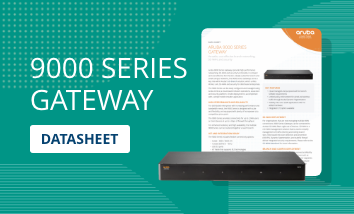 ARUBA 9000 SERIES GATEWAY Datasheet
