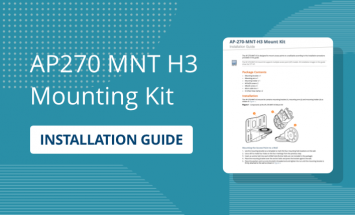 Aruba AP-270-MNT-H3 Mount Kit Installation Guide