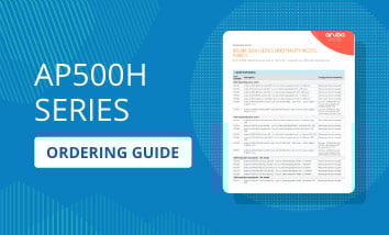 AP500H Series Ordering Guide