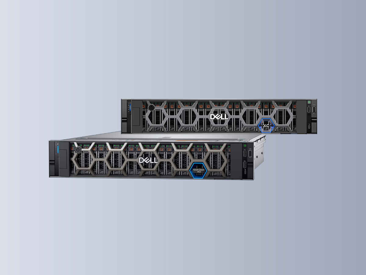 Two Dell server racks