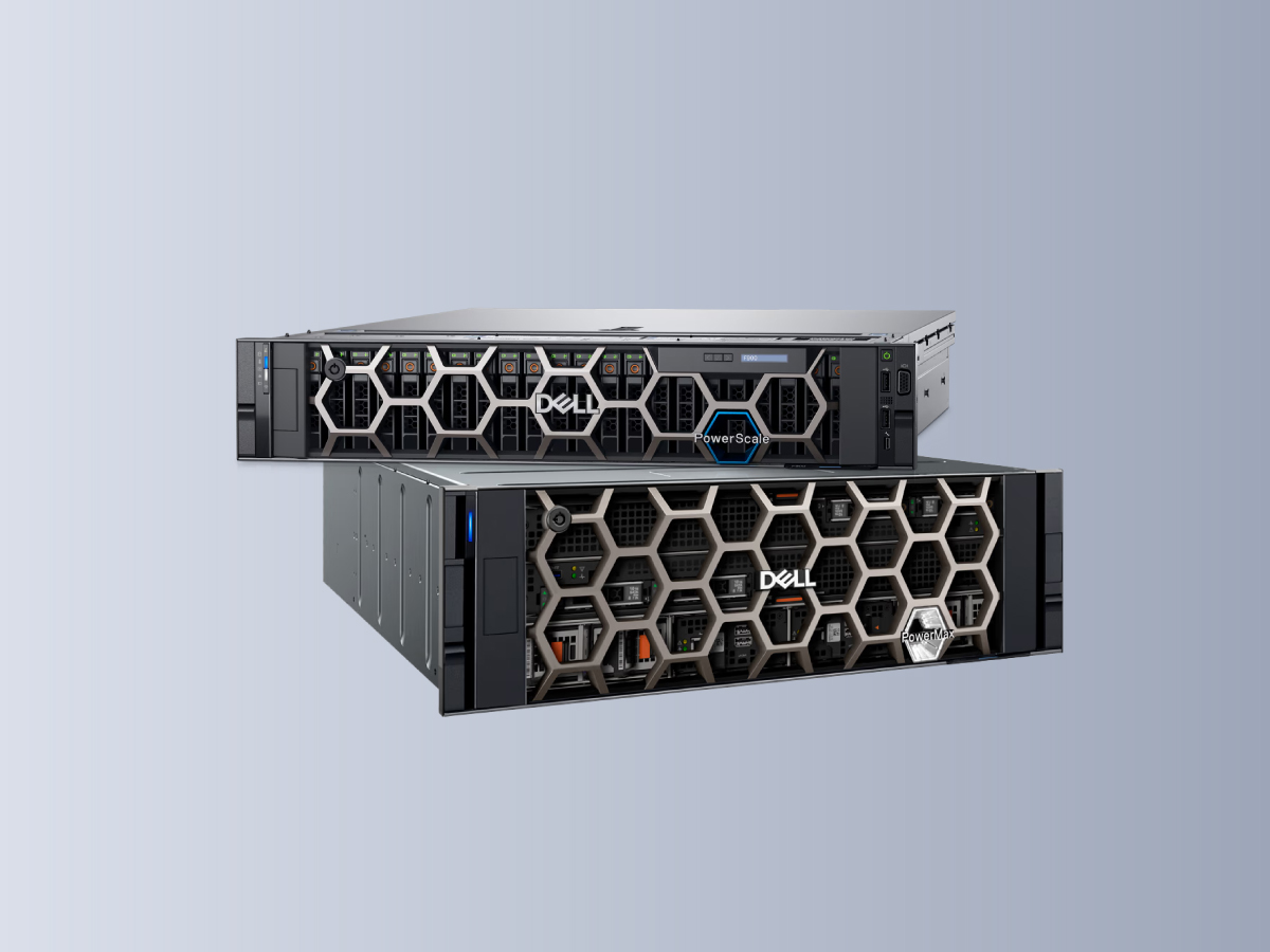 Two Dell server racks